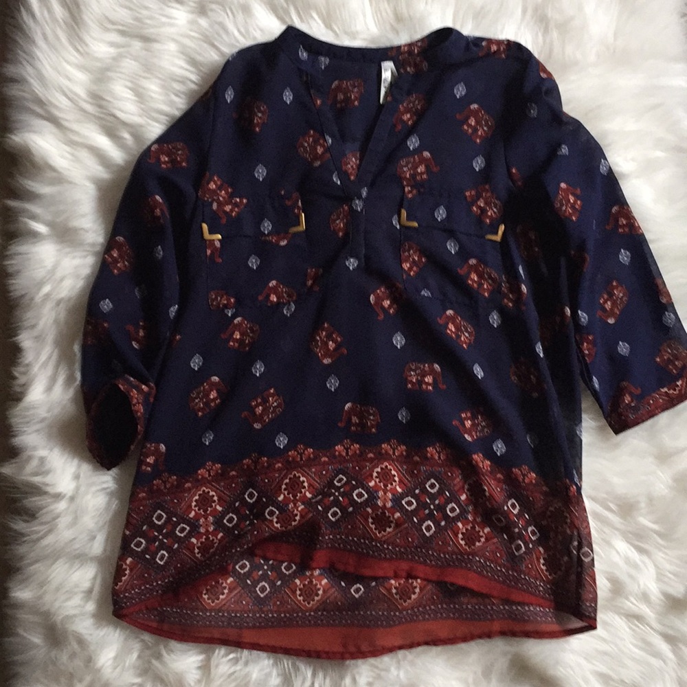 Sheer blouse